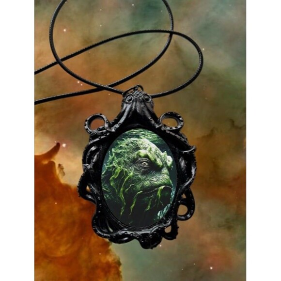 Swamp Creature Pendant - Creature from the Lagoon Depths - Picture 1 of 1